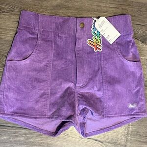 Hammies Women's Purple Corduroy Shorts